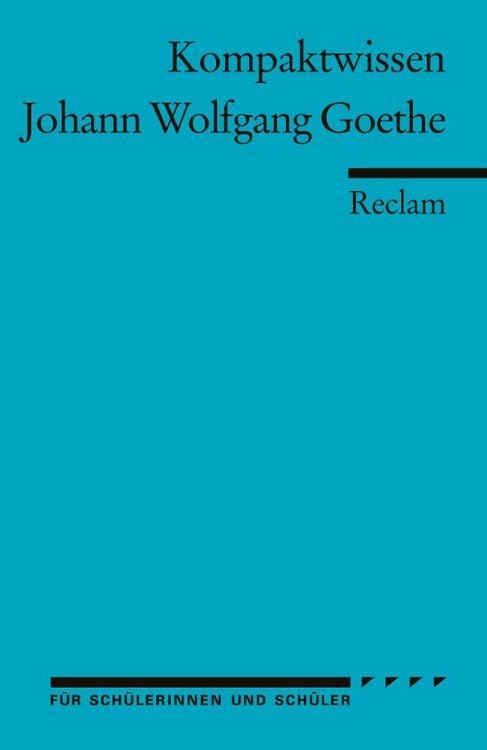 Johann Wolfgang Goethe online bestellen