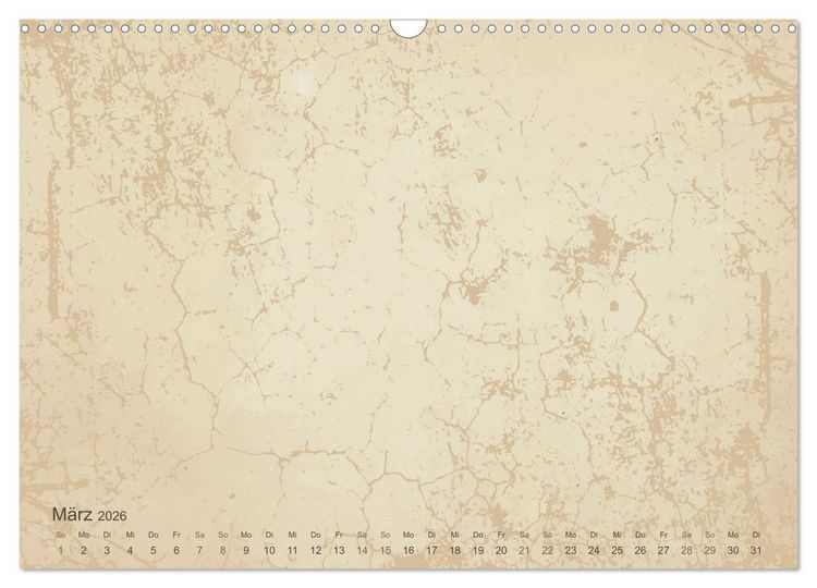 Produktbild: Vintage DIY Bastel-Kalender - Zum Selbstgestalten (Wandkalender 2026 DIN A3 quer), CALVENDO Monatskalender