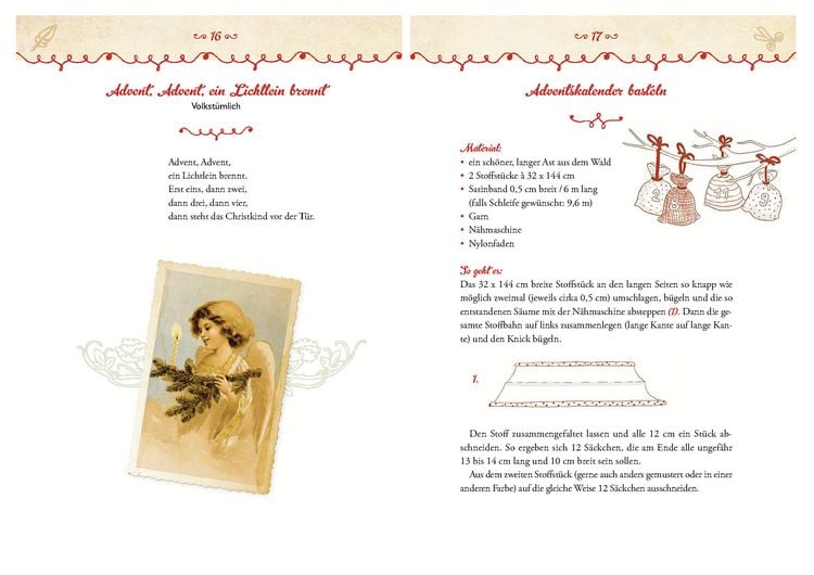 Produktbild: Das gro&szlig;e Hausbuch f&uuml;r die Weihnachtszeit. Singen, Dichten, Backen, Basteln f&uuml;r die ganze Familie