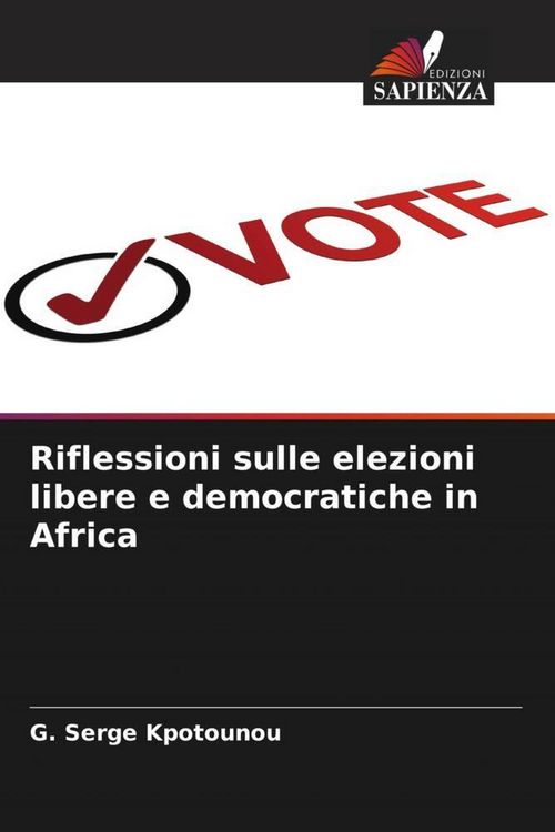 Produktbild: Riflessioni sulle elezioni libere e democratiche in Africa
