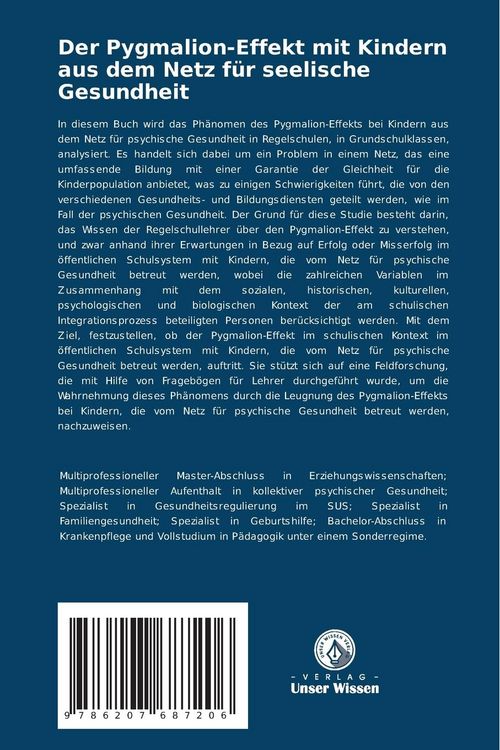 Produktbild: Der Pygmalion-Effekt mit Kindern aus dem Netz f&uuml;r seelische Gesundheit
