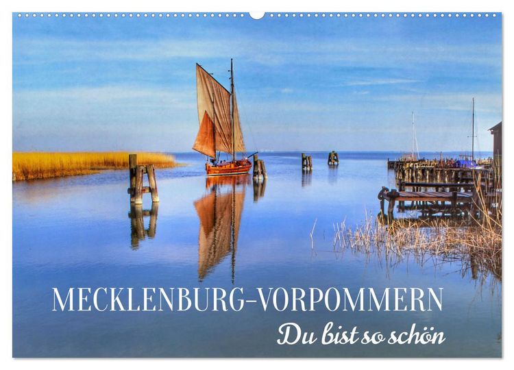 Produktbild: MECKLENBURG-VORPOMMERN.Du bist so sch&ouml;n (Wandkalender 2026 DIN A2 quer), CALVENDO Monatskalender