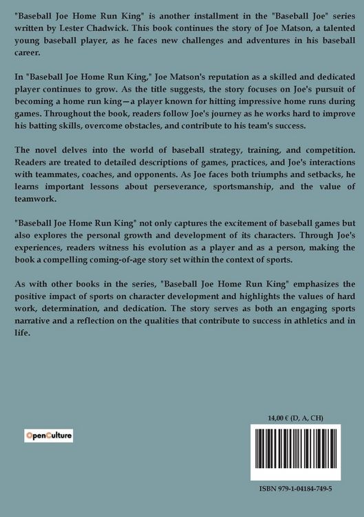 Produktbild: Baseball Joe Home Run King