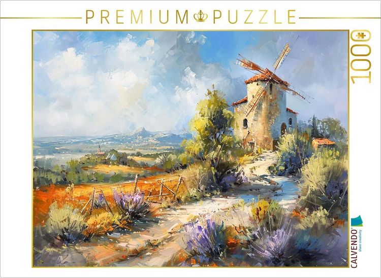 Produktbild: CALVENDO Puzzle Die Windm&uuml;hle | 1000 Teile Lege-Gr&ouml;&szlig;e 64x48cm Foto-Puzzle f&uuml;r gl&uuml;ckliche Stunden