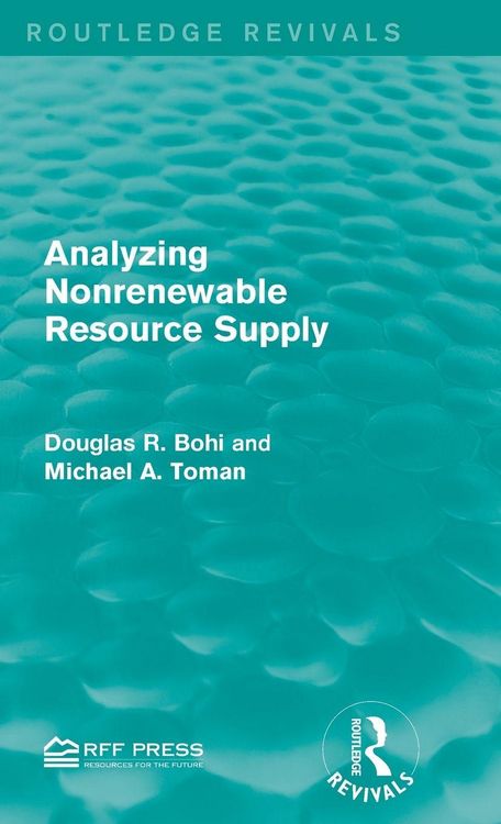 Produktbild: Analyzing Nonrenewable Resource Supply
