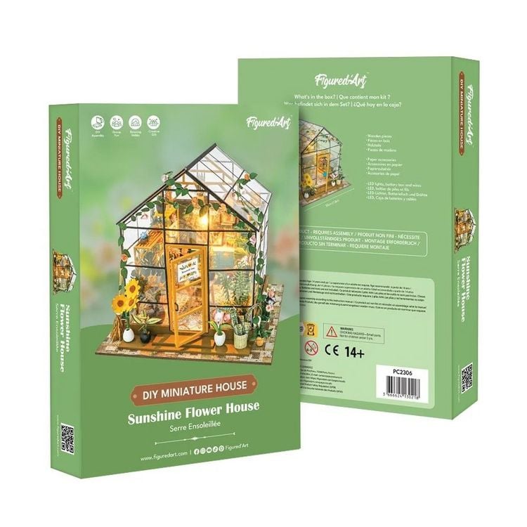 Produktbild: Book Nook DIY B&uuml;cherecke Sonniges Gew&auml;chshaus
