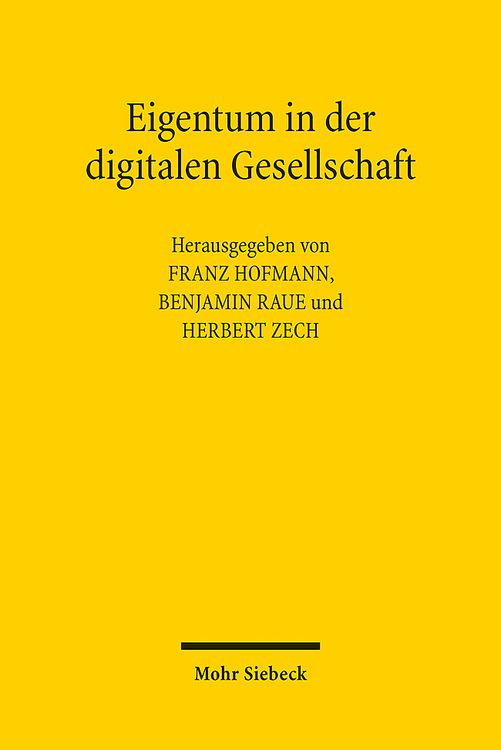 Produktbild: Eigentum in der digitalen Gesellschaft