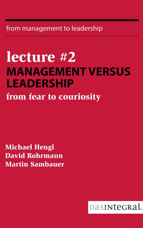 Produktbild: Lecture #2 - Management versus Leadership