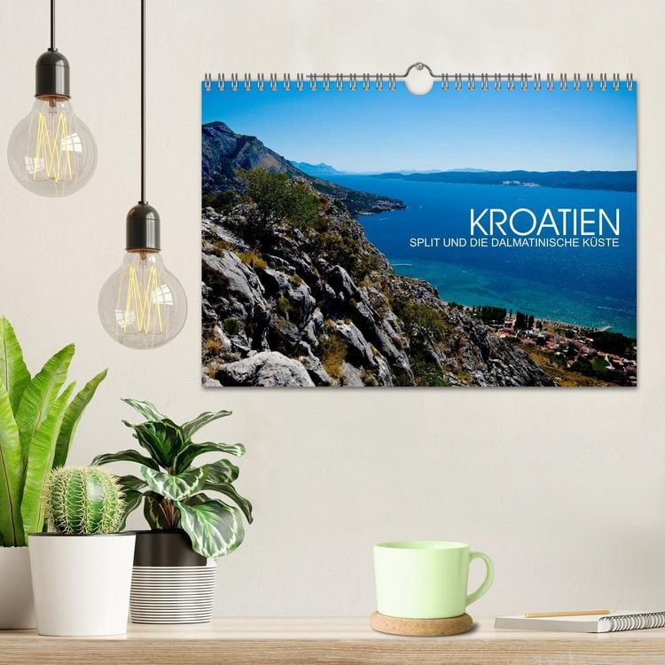 Produktbild: Kroatien - Split und die dalmatinische K&uuml;ste (Wandkalender 2026 DIN A4 quer), CALVENDO Monatskalender