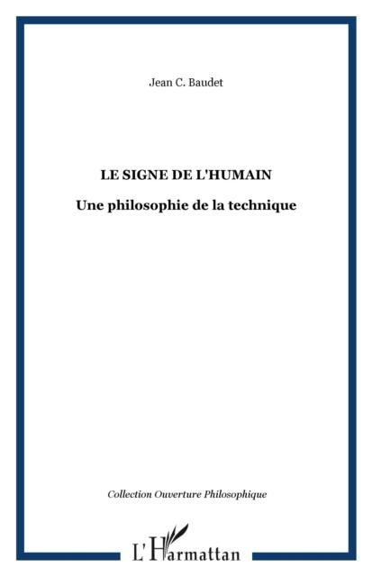 Produktbild: Signe de l'humain le
