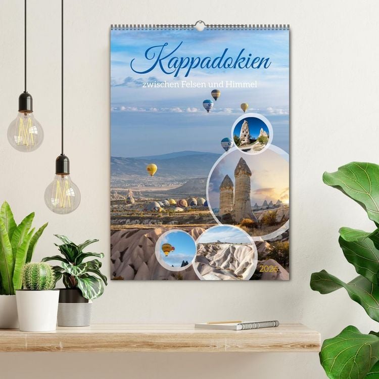 Produktbild: Kappadokien, zwischen Felsen und Himmel (Wandkalender 2026 DIN A2 hoch), CALVENDO Monatskalender