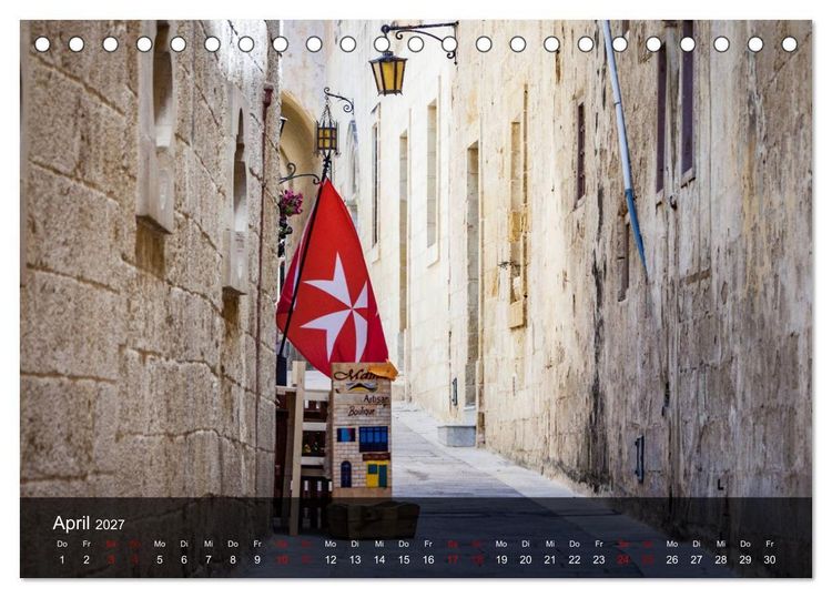 Produktbild: Malta entdecken Malta, Gozo, Comino (Tischkalender 2027 DIN A5 quer), CALVENDO Monatskalender