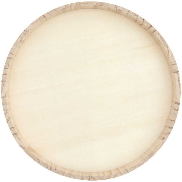 Produktbild: Holztablett natur, &Oslash; 30 cm