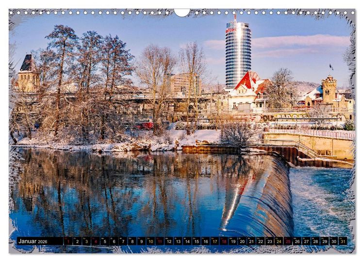 Produktbild: Jena attraktiv (Wandkalender 2026 DIN A3 quer), CALVENDO Monatskalender