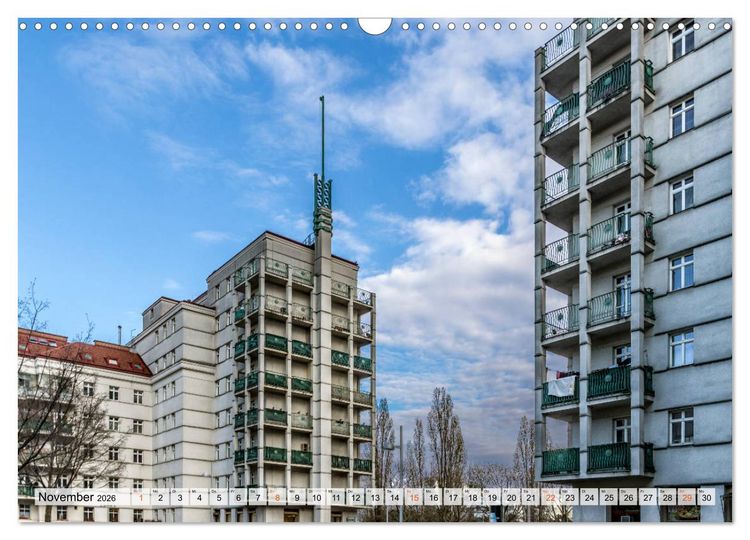 Produktbild: Baukunst des Roten Wien (Wandkalender 2026 DIN A3 quer), CALVENDO Monatskalender