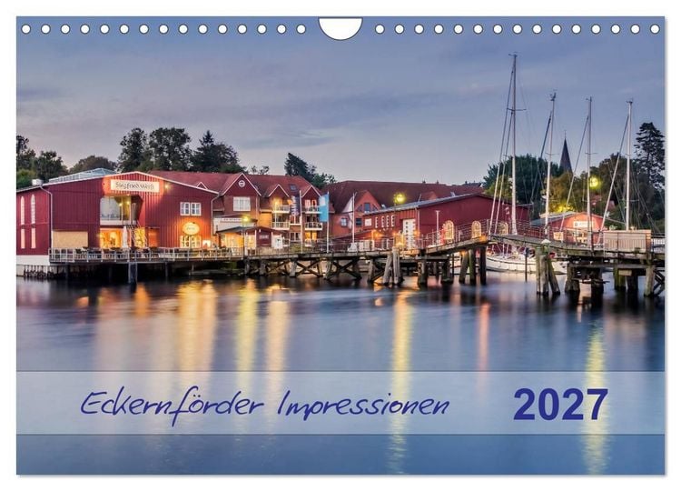 Produktbild: Eckernf&ouml;rder Impressionen (Wandkalender 2027 DIN A4 quer), CALVENDO Monatskalender