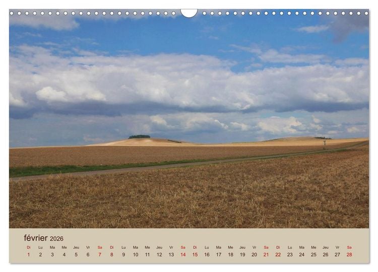 Produktbild: Paysages de l'Yonne (Calendrier mural 2026 DIN A3 vertical), CALVENDO calendrier mensuel
