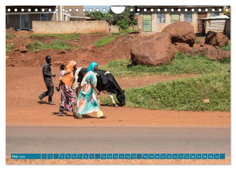 Produktbild: Geheimtipp Uganda (Wandkalender 2026 DIN A4 quer), CALVENDO Monatskalender