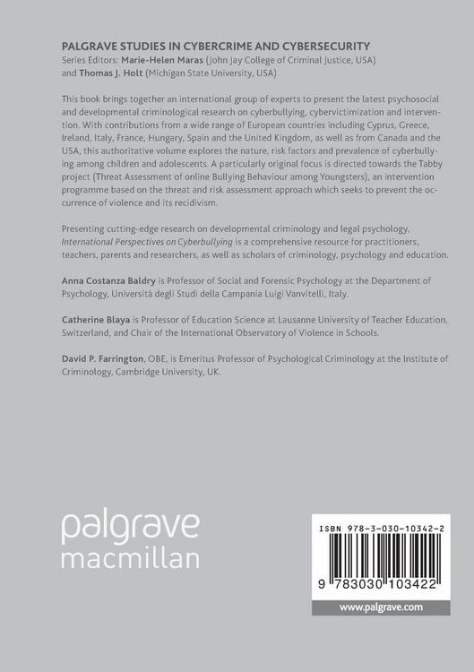 Produktbild: International Perspectives on Cyberbullying