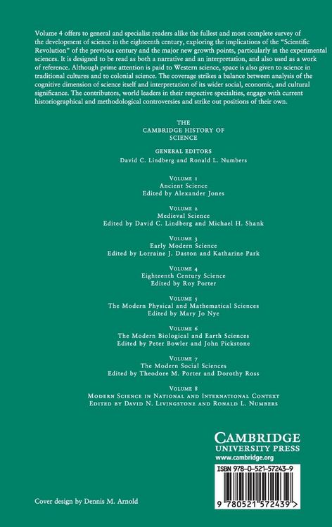 Produktbild: The Cambridge History of Science