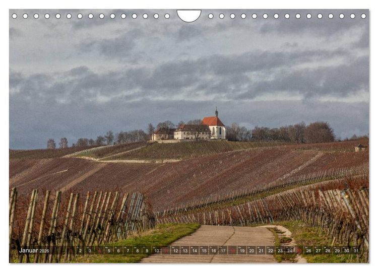 Produktbild: Weinlagen in Franken (Wandkalender 2026 DIN A4 quer), CALVENDO Monatskalender