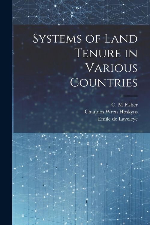 Produktbild: Systems of Land Tenure in Various Countries