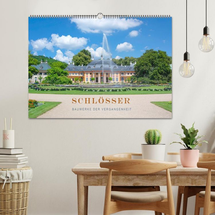 Produktbild: Schl&ouml;sser - Bauwerke der Vergangenheit (Wandkalender 2026 DIN A2 quer), CALVENDO Monatskalender