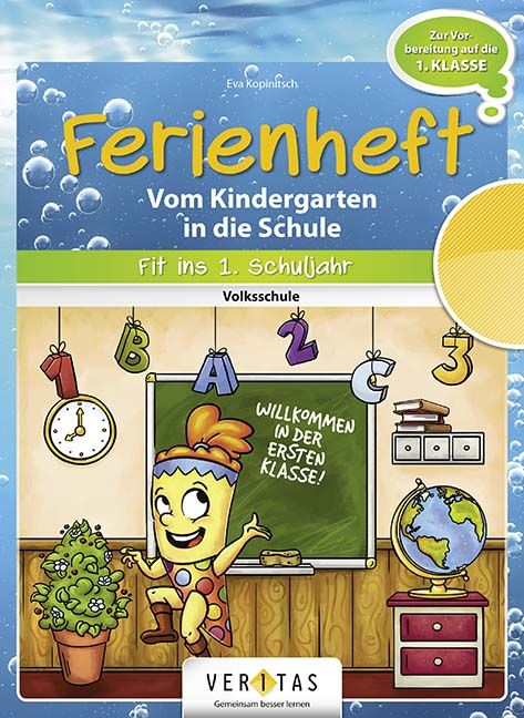 Produktbild: Ferienheft. Vom Kindergarten in die Schule. Lehrplan 2023