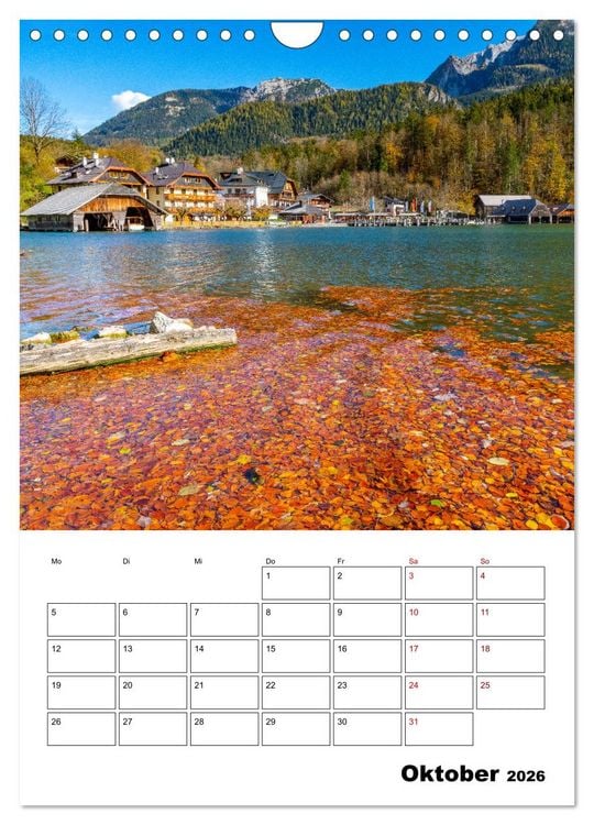 Produktbild: Mein Berchtesgadener Land (Wandkalender 2026 DIN A4 hoch), CALVENDO Monatskalender