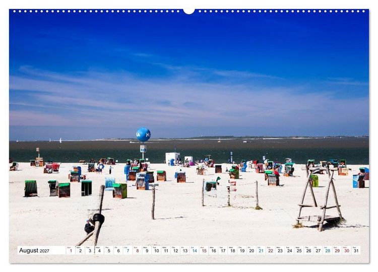 Produktbild: The German North Sea coast (High Quality Premium Wall Calendar 2027 DIN A2 landscape),CALVENDO 12 Month Wall Calendar
