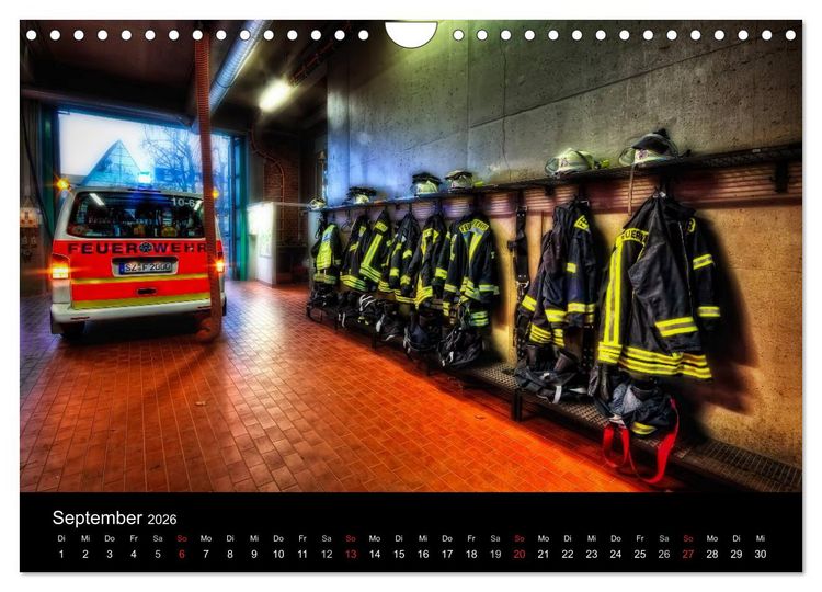 Produktbild: Berufsfeuerwehr Salzgitter (Wandkalender 2026 DIN A4 quer), CALVENDO Monatskalender