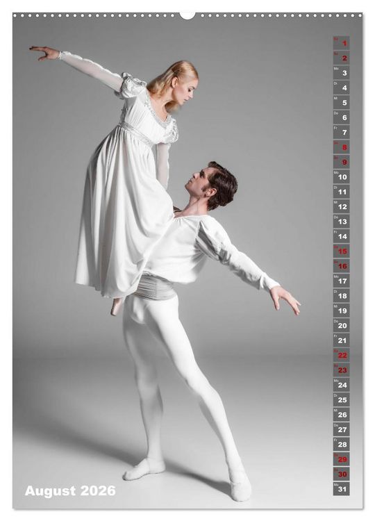 Produktbild: Sinneseindruck Ballett (Wandkalender 2026 DIN A2 hoch), CALVENDO Monatskalender