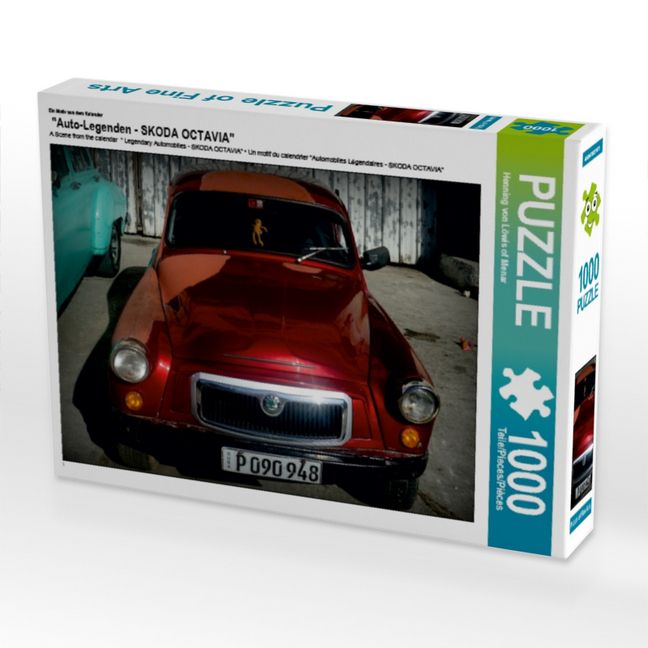 Produktbild: CALVENDO Puzzle Ein Motiv aus dem Kalender "Auto-Legenden - SKODA OCTAVIA" | 1000 Teile Lege-Gr&ouml;&szlig;e 64x48cm Foto-Puzzle f&uuml;r gl&uuml;ckliche Stunden