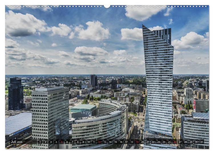 Produktbild: Ein Wochenende in Warschau (Wandkalender 2026 DIN A2 quer), CALVENDO Monatskalender
