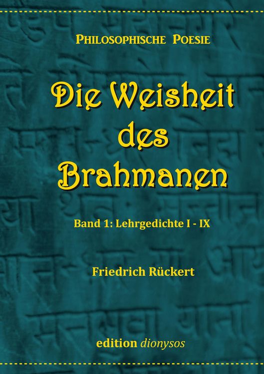 Produktbild: Die Weisheit des Brahmanen