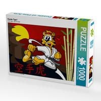 Produktbild: CALVENDO Puzzle Karate Tiger! | 1000 Teile Lege-Gr&ouml;&szlig;e 64x48cm Foto-Puzzle f&uuml;r gl&uuml;ckliche Stunden