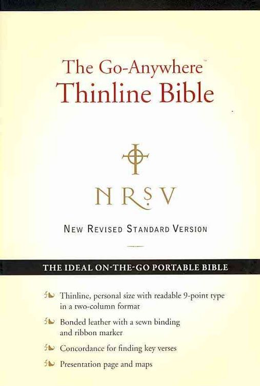 Produktbild: Harper Bibles: NRSV, The Go-Anywhere Thinline Bible, Bonded