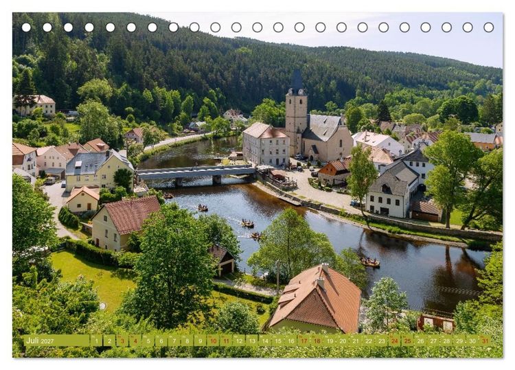 Produktbild: Zauber des B&ouml;hmerwalds. Stille Sch&ouml;nheit im Westen Tschechiens (Tischkalender 2027 DIN A5 quer), CALVENDO Monatskalender
