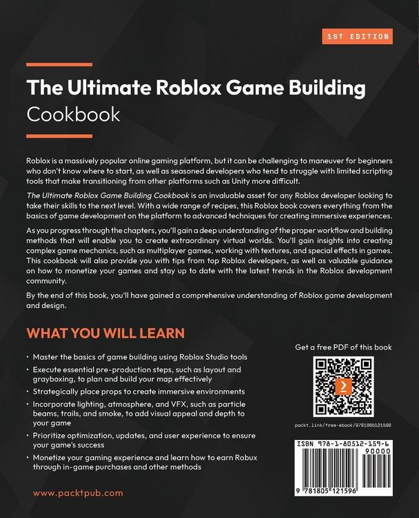 Produktbild: The Ultimate Roblox Game Building Cookbook