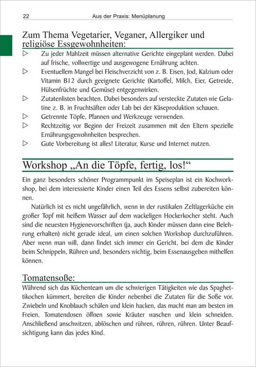 Produktbild: Kochen f&uuml;r Gruppen und Zeltlager