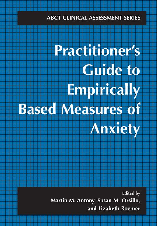 Produktbild: Practitioner's Guide to Empirically Based Measures of Anxiety