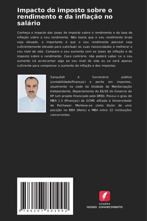 Produktbild: Impacto do imposto sobre o rendimento e da infla&ccedil;&atilde;o no sal&aacute;rio