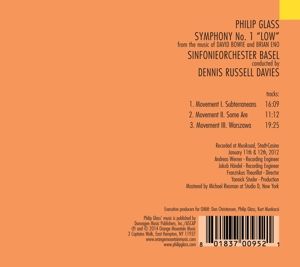 Produktbild: Russell Davis/Sinfonieorchester Basel: Sinfonie 1 "Low" from