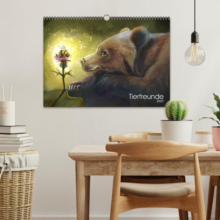 Produktbild: Tierfreunde (Wandkalender 2027 DIN A3 quer), CALVENDO Monatskalender