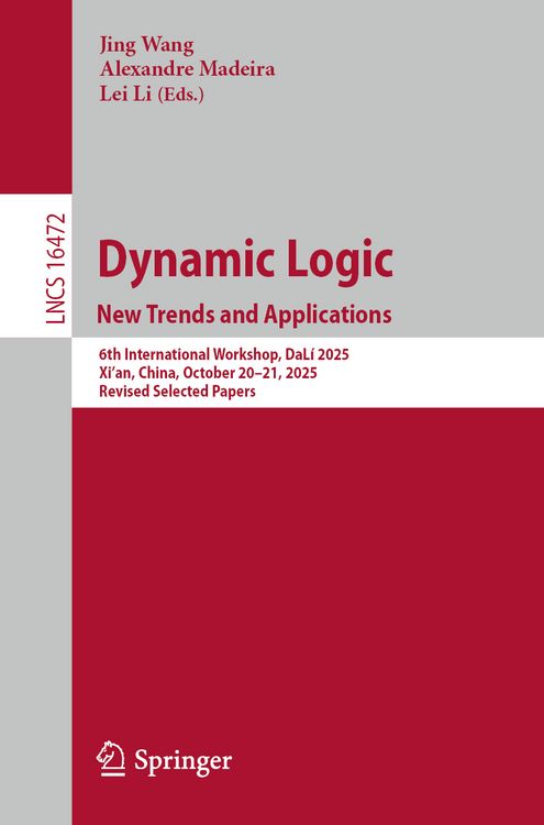 Produktbild: Dynamic Logic. New Trends and Applications