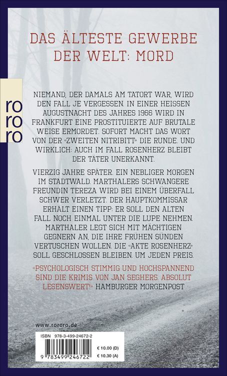 Produktbild: Die Akte Rosenherz / Kommissar Marthaler Band 4