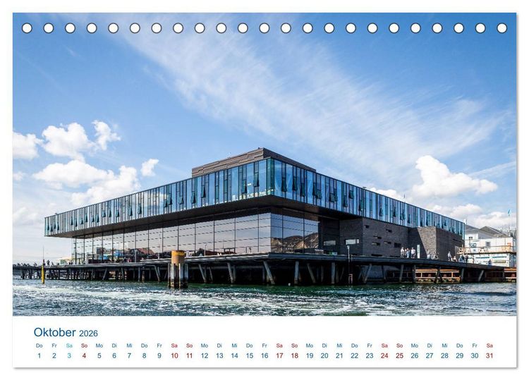 Produktbild: Sch&ouml;nes Kopenhagen (Tischkalender 2026 DIN A5 quer), CALVENDO Monatskalender