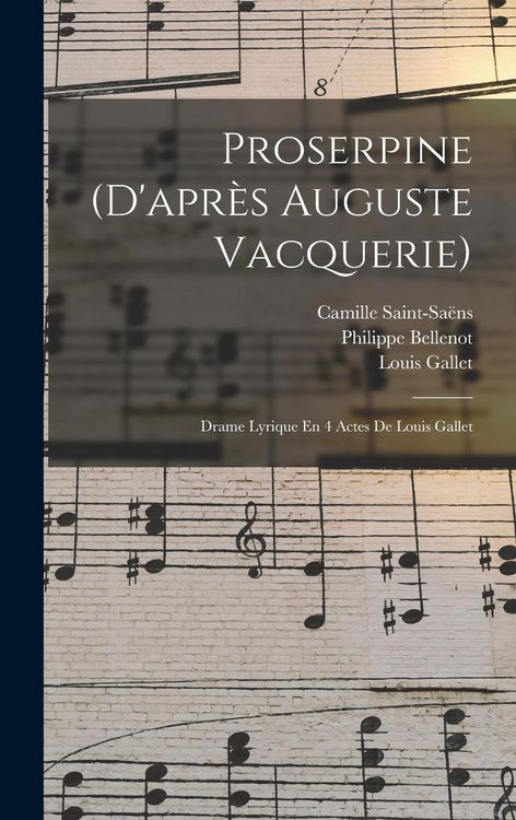 Produktbild: Proserpine (d'apr&egrave;s Auguste Vacquerie)