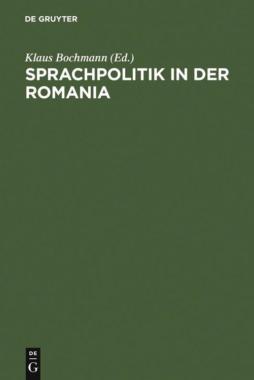 Produktbild: Sprachpolitik in der Romania