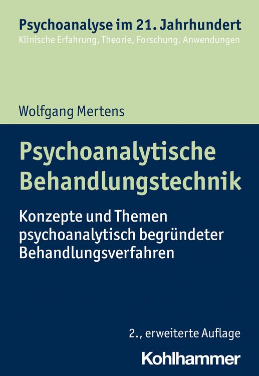 Produktbild: Psychoanalytische Behandlungstechnik